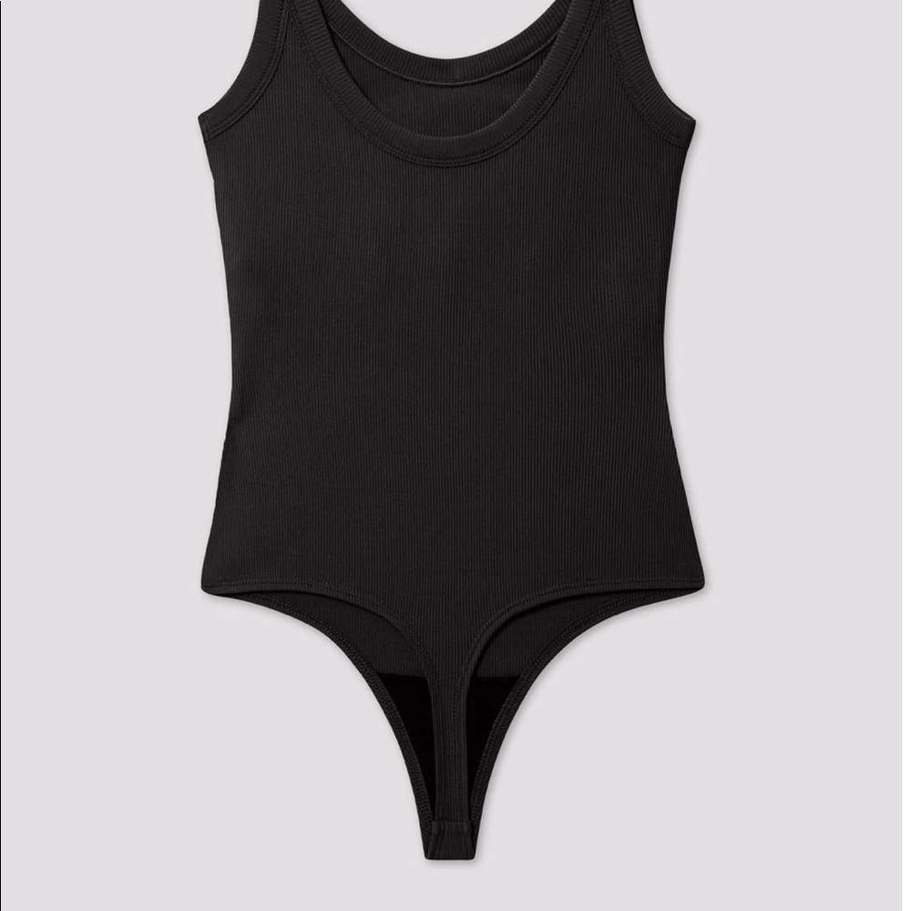 NWT black girlfriend collective scoop bodysuit